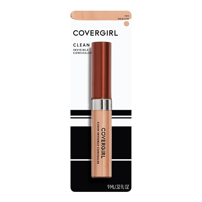 COVERGIRL Clean Invisible Lightweight Concealer Medium, .32 oz (packaging may vary)-VivaGrace Women