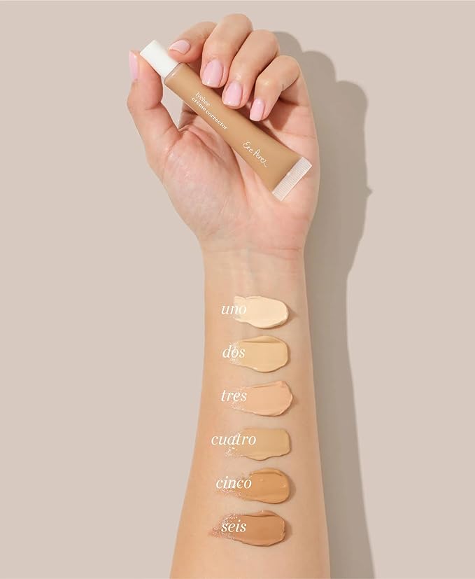 Ere Perez - Natural Lychee Crème Corrector | Vegan, Cruelty-Free, Clean Beauty (Dos – Honey Beige, 0.33 oz | 10 ml)-VivaGrace Women
