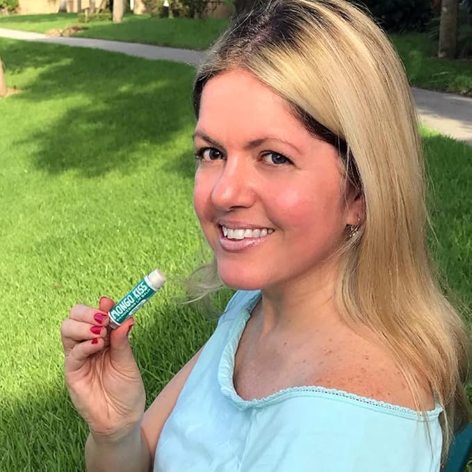 Mongo Kiss Shimmering Lip Balms (6 tubes, 2 packs) by Eco Lips 100% Natural Lip Balms featuring Organic Mongongo Oil, Cotton Candy, Sherbet and Blueberry Pie flavors - Made in USA.-VivaGrace Women