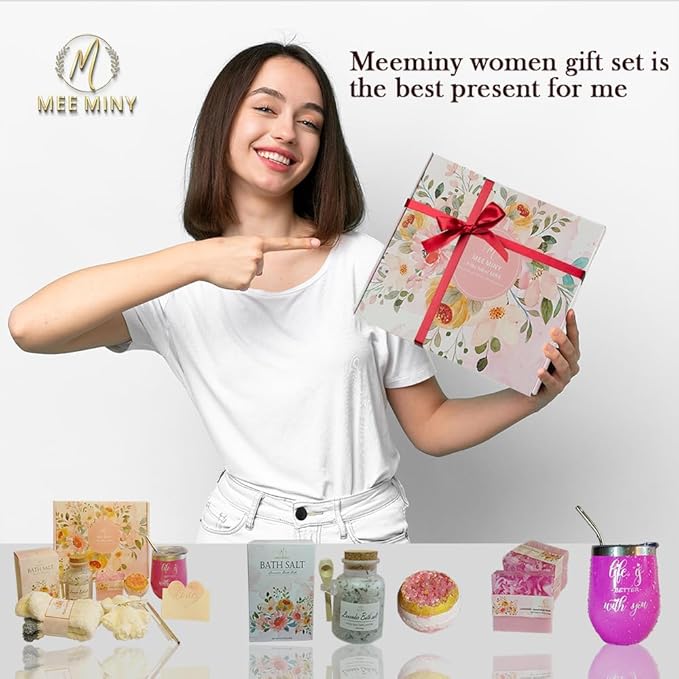 Mothers Day Gifts for Women,Relaxing Spa Gift Basket Set,Unique Gift Ideas for Women,Coworker Teacher Nurse Gifts for Women,Christmas Gifts for Mom Sister Best Friend Wife-VivaGrace Women