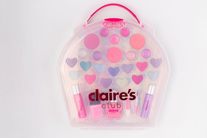 Claire's Club Pink Cupcake Makeup Case- Designed for Little Girls Ages 3 to 6-VivaGrace Women