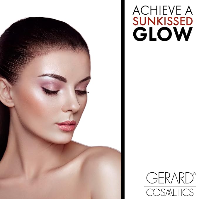 Blush and Bronzer Palette (Honeymoon) by Gerard Cosmetics | Vegan Powder Contour and Blush Makeup Palette | Professional Pigmented Formula | Cruelty Free and Made in the USA-VivaGrace Women