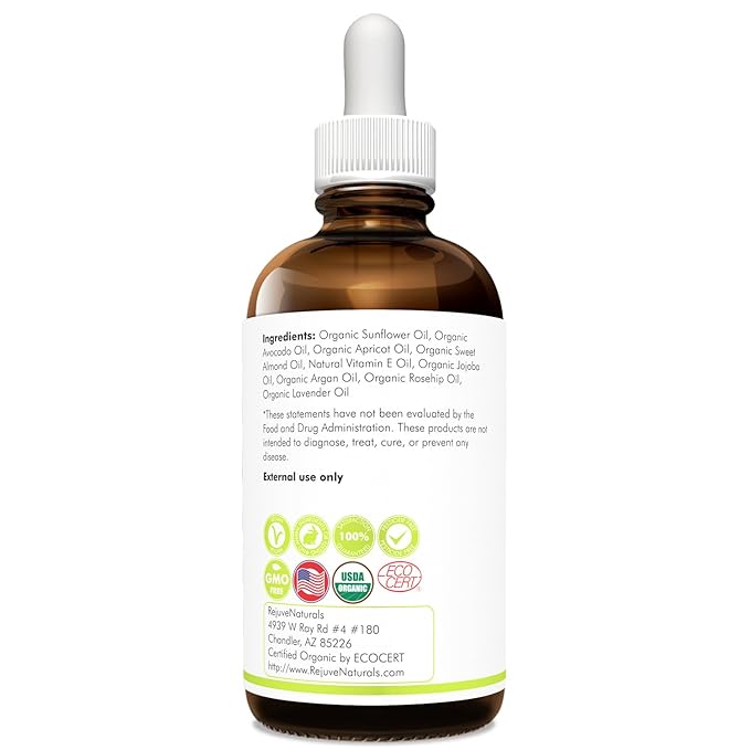 Vitamin E Oil - 100% All Natural & USDA Organic (LARGE 4oz Bottle) Repair Dry, Damaged Skin from Surgery & Acne, Age Spots & Wrinkles. For Radiant, Hydrated & Youthful Skin. Face & Body Moisturizer-VivaGrace Women