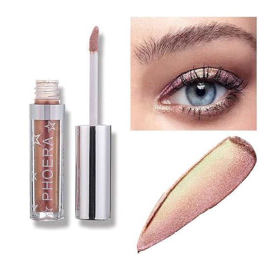 Glitter Eyeshadow,Makeup For Eyes Liquid Shimmer Sparkle Glow Light Colors Pencil Stick Shiny Long Lasting Waterproof Shining Eye Shadow Sets Metallic Pigments Metals Gloss Sparkling Pen Kit (A112)-VivaGrace Women