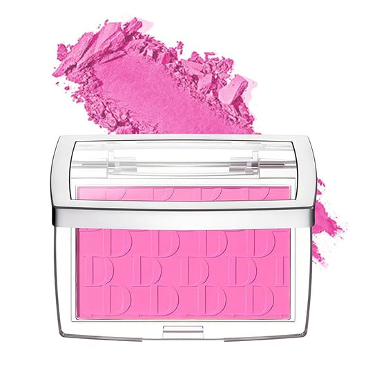 Embossed Blush, Palette Pink Dark Powder Blush Palette-VivaGrace Women