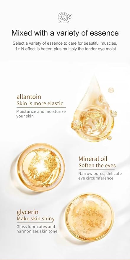 Snail Nourishing Eye Cream - Premium Formula, 20g - Bid Farewell to Dark Circles and Fine Lines and Welcome Elastic and Lustrous Eye Skin-VivaGrace Women