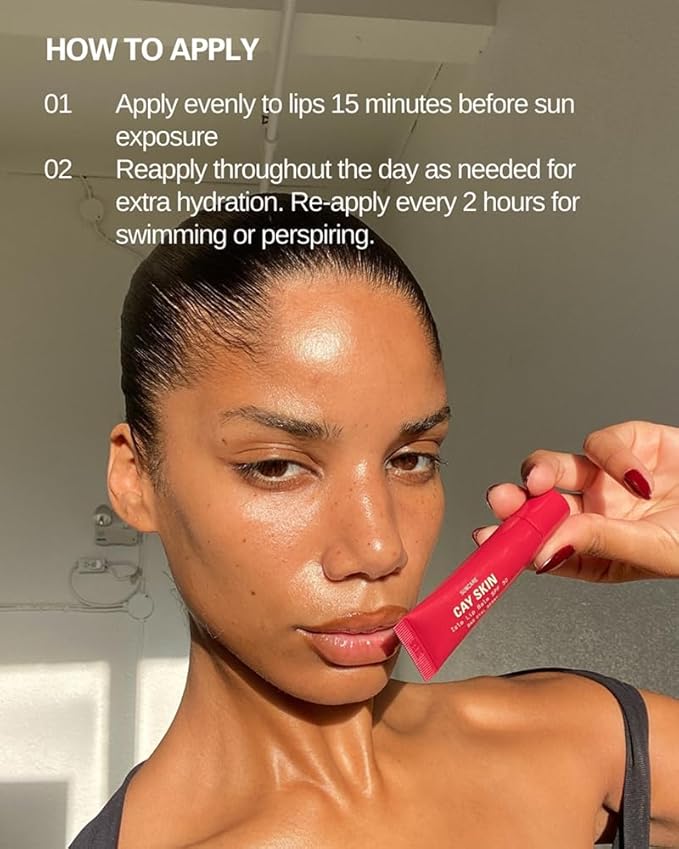 Cay Skin Isle Lip Balm SPF 30 – High Shine, Hydrating + Sheer Lip Gloss in Vanilla Brown Sugar Flavor – Formulated with Natural Ingredients for All Skin Tones – 3-Pack, Coral-VivaGrace Women