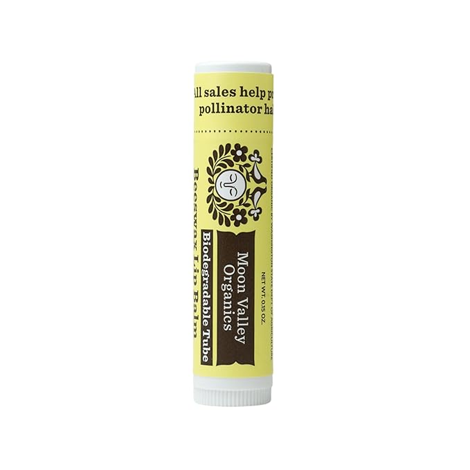Moon Valley Organics Beeswax Lip Balm for Moisturizing Lips and Cuticles (VELVETY VANILLA, 1-Pack)-VivaGrace Women