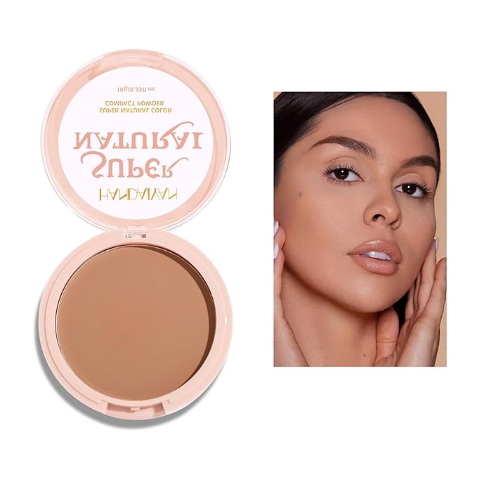 Pressed Face Powder Makeup Mineral Foundation Finishing Powder Pressed Finishing and Setting Powder Loose Setting Powder Makeup #06-VivaGrace Women