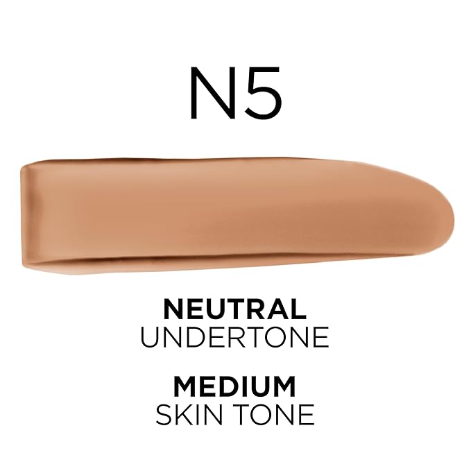 L'Oreal Paris True Match Super-Blendable Foundation, Medium Coverage Liquid Foundation Makeup, N5, Medium, 1 Fl Oz-VivaGrace Women