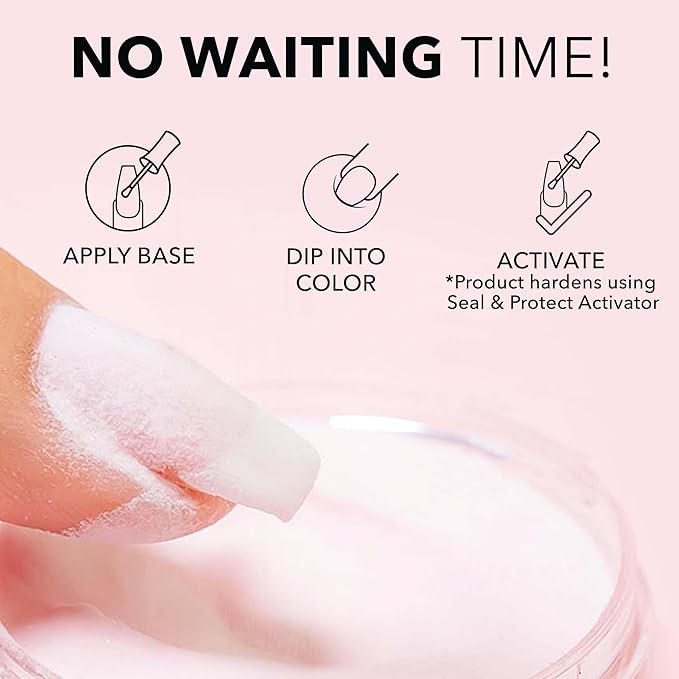 Kiara Sky Long Lasting Nail Dip Powder Pink Tones 1 oz, Rural St. Pink-VivaGrace Women