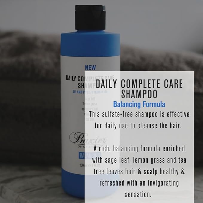 Baxter of California Daily Complete Care Shampoo, 16 Ounces-VivaGrace Women