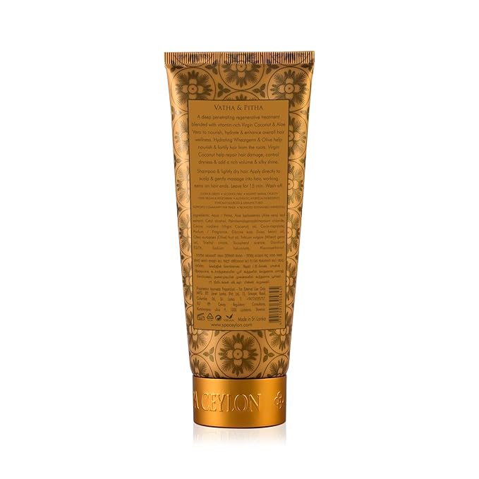 SPA CEYLON Virgin Coconut Hair Treatment Masque | Deep Conditioning | Hair Repair | 100% Vegan & Vegetarian | Best for Dry, Very Dry & Unruly Hair-VivaGrace Women
