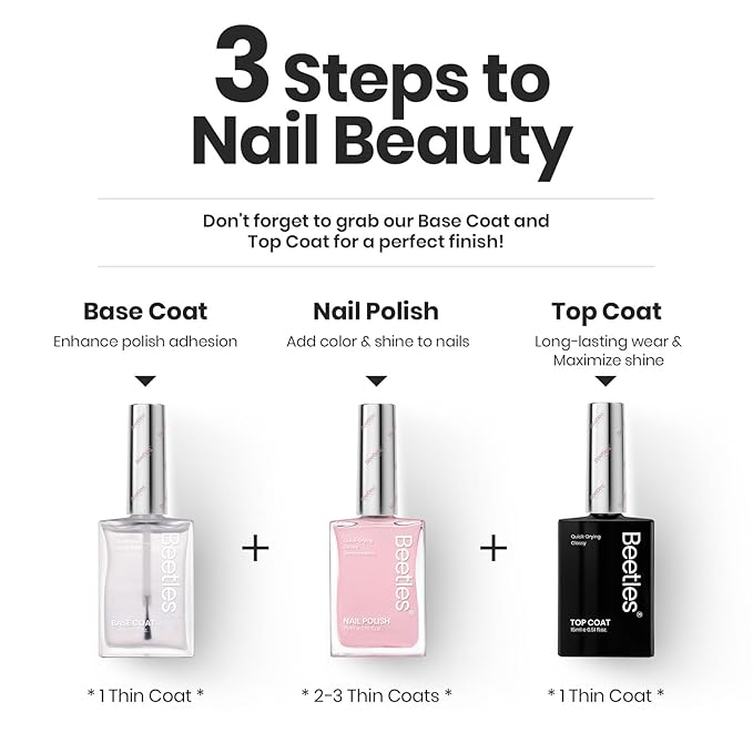 Beetles Jelly Nail Polish Set, 6 Colors Pink Nude Purple Velvet Glow Quick Dry Nail Polish Long Lasting Nail Strengthener Polish Gift for Girls Women