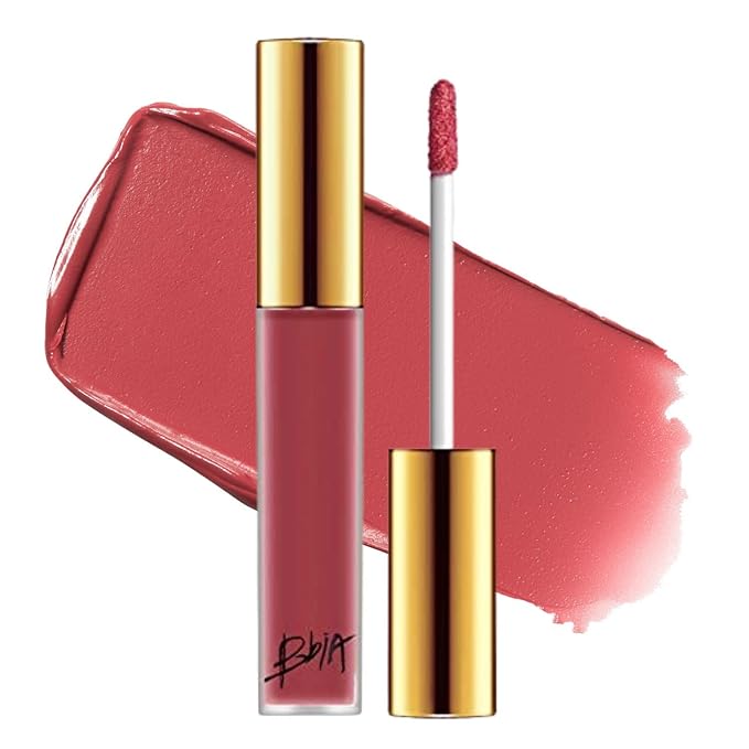 BBIA Last Velvet Lip Tint - Soft & Creamy Matte Finish Lip Stain, Blur Effect with Velvety Texture, Long-Lasting, High Pigment, Lightweight, Non-Drying, Korean Lip Makeup (11 CALM BOSS)-VivaGrace Women