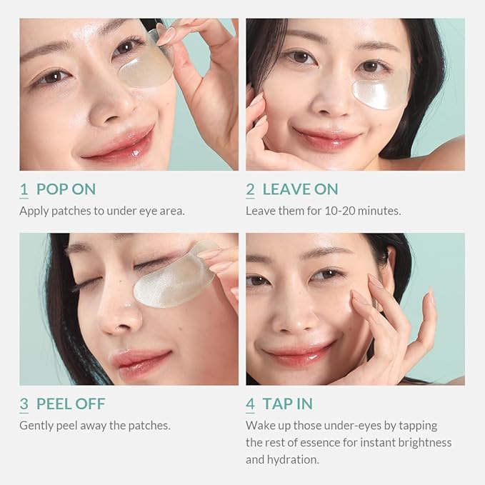 MIZON Cicaluronic Vegan De-puffing Eye Gel Patch, 24K Gold & Cica Under Eye Mask, Reduces Puffy Eyes, Dark Circles and Wrinkles (21 pairs)-VivaGrace Women