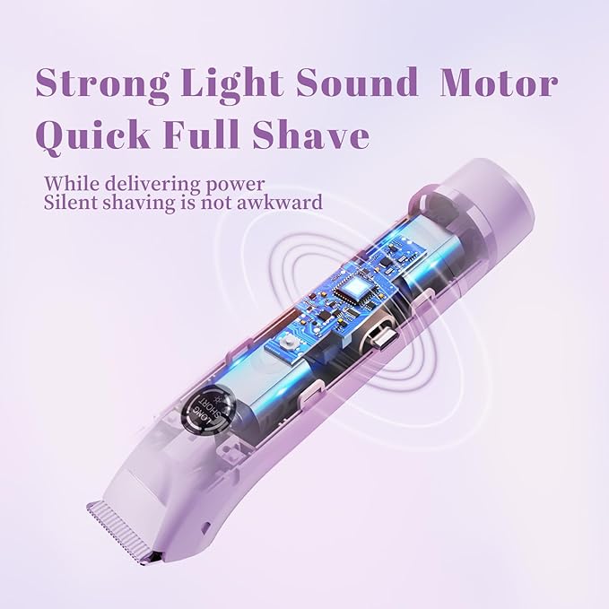 4-in-1 Waterproof Bikini Hair & Body Hair Trimmer - Rechargeable Shaver - IP7-compact for Travel, Cordless Use-VivaGrace Women