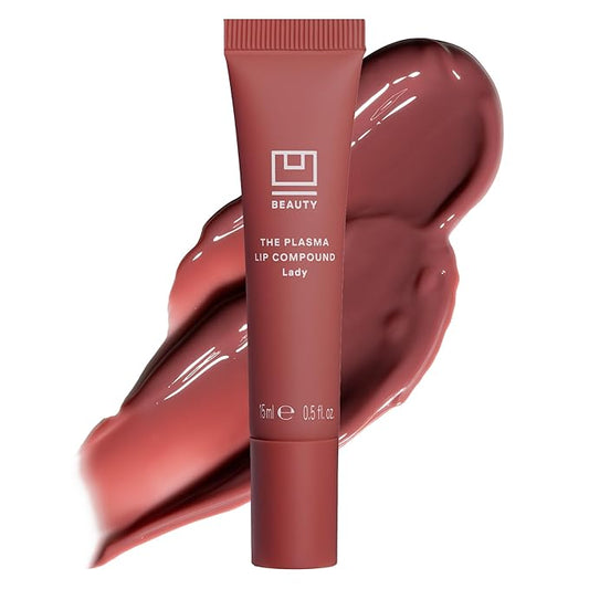 U Beauty The PLASMA Tinted Lip Compound - Anti-Aging & Anti-Wrinkle Lip Gloss, Hyaluronic Acid, Shea Butter & Peptides for Hydration & Plumping, Lady- 15 mL-VivaGrace Women