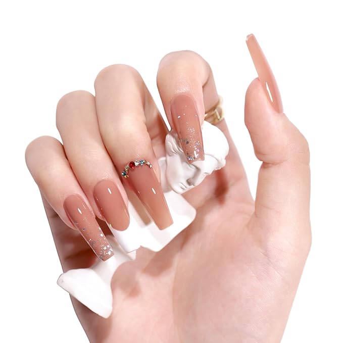 L'UGX Natural Nude Gel Polish 15ML Jelly Sheer Gel Nail Polish Translucent Neutral U V French Gel Nail Color for Nail Art DIY Manicure & Pedicure at Home Salon Holiday Gifts for Women