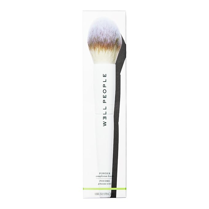 Well People Powder Complexion Brush, Soft & Fluffy Face Makeup Brush For Evenly Applying Loose Powder, Great For Large Areas, Cruelty-free Bristles-VivaGrace Women