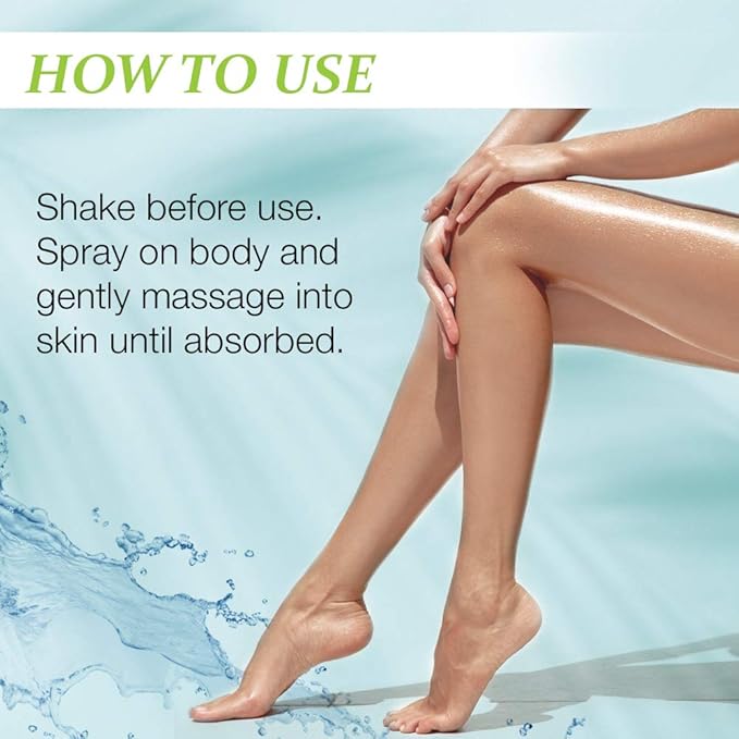 Body Drench Coconut Water Hydrating Spray Lotion for All Skin Types, 8.5 fl oz-VivaGrace Women