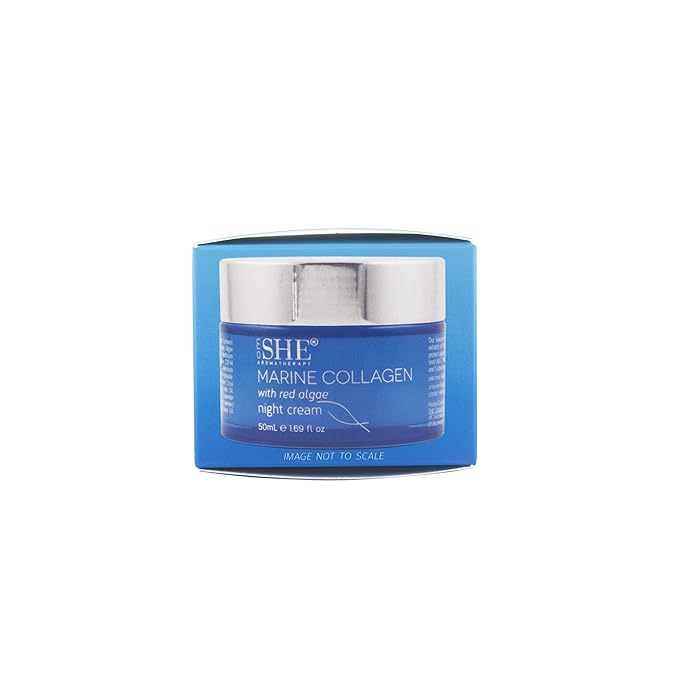 Om She Aromatherapy Marine Collagen with Red Algae Night Cream-VivaGrace Women