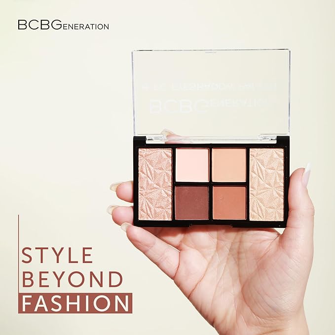 Natural Complete Eye and Lip Set - Includes Eyeshadow Palette, Eye Liner, Mascara, Lip Oil - 4 pcs-VivaGrace Women