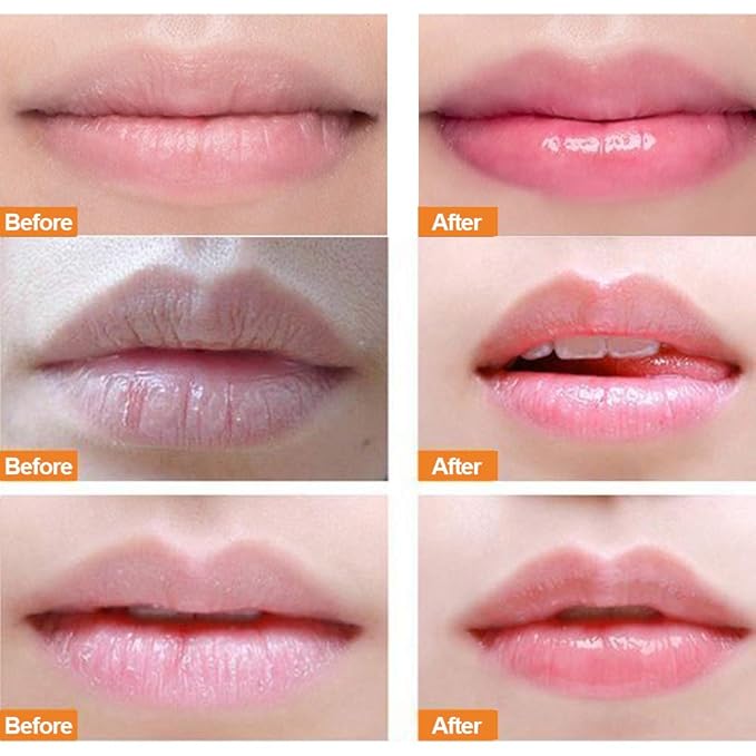 Lip sleeping Mask Exfoliator & Moisturizer Double Effect Lip Scrubs Overnight/Day for Dry Treatment Care, Cracked Lips, Peeling Lip Primer, Lip Repair Balm - Strawberry Lip Mask-VivaGrace Women