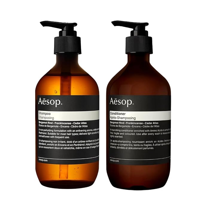 Aesop Shampoo & Conditioner Set | Hydrates, Softens, & Adds Shine | All Hair Types | 16.9 oz / 500mL-VivaGrace Women