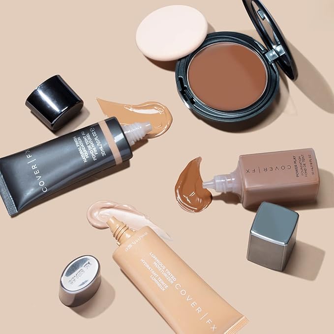 Cover FX Luminous Tinted Moisturizer - Medium - Hydrating Lightweight Glow - Light Coverage - Prebiotic and Probiotic Enriched Formula - All Skin Types - 1 Fl Oz-VivaGrace Women