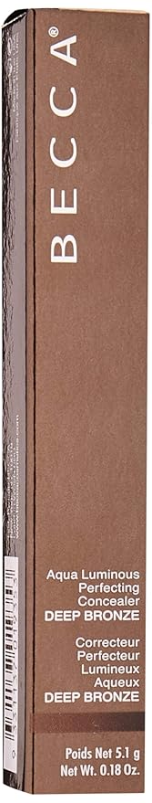 Becca Aqua Luminous Perfecting Concealer, Deep Bronze, 0.18 Ounce-VivaGrace Women
