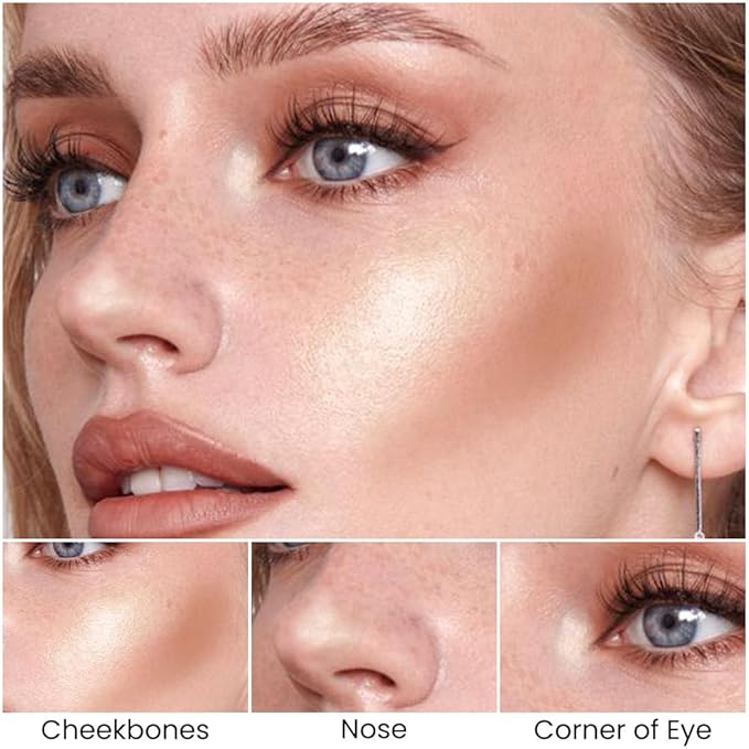 evpct 2in1 Face Shaping & Contouring Stick Cream Contour Concealer Bronzer Stick Makeup Kit for Face Highlighter Makeup Stick contorno maquillaje de maquillaje, NEW Universal Light + ORIGINAL Medium-VivaGrace Women