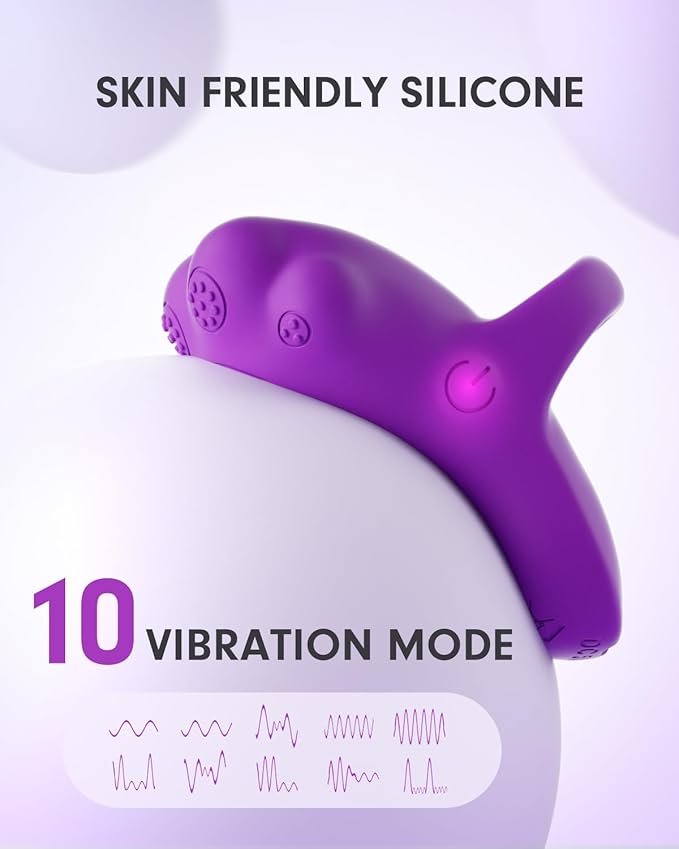 Portable Mini Facial Massage Ball, Waterproof Rechargeable Powerful Multifunctional Eye Face Finger and Neck Massager, Violet-VivaGrace Women