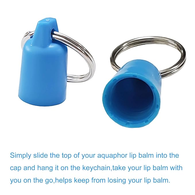 PIAOLGYI Cover for Aquaphor Lip Repair,Compatible with Aquaphor Lip Balm 0.35 FL OZ (ONLY Cover) (Blue)-VivaGrace Women