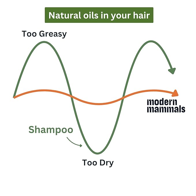 Modern Mammals Magic Mud Mens Shampoo Alternative, Lather Free, Moisturizing Daily CoWash to Protect Natural Oils, Cleansing, Hydrating Goop, Replaces Conditioner, 2 in 1, Barber Recommended (32oz)-VivaGrace Women