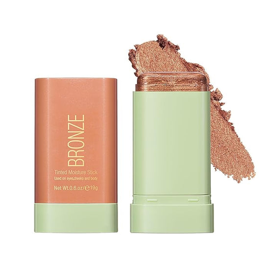 Blush Stick, Cream Blush Stick for Cheeks & Lips, Blendable Long-Lasting Multi-Use Contour Stick & Highlighter Makeup (RICH GLOW)-VivaGrace Women