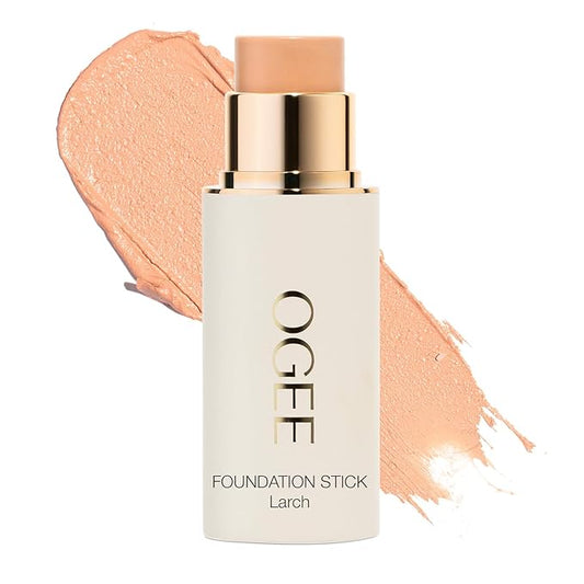 Ogee Sculpted Complexion Foundation Stick (Larch 2.25C - Light Medium, Beige Undertones) Full Coverage Foundation Makeup - Instantly Balance & Even Complexion - 70% Organic Ingredients-VivaGrace Women