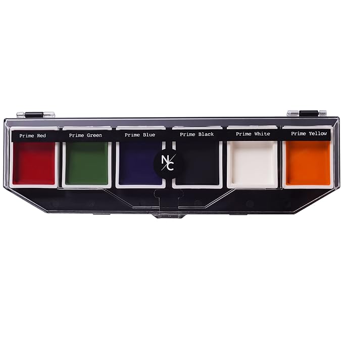 6 Color On Camera Primary Alcohol Activated Makeup Palette - Waterproof Makeup for Professional Makeup Artists-VivaGrace Women