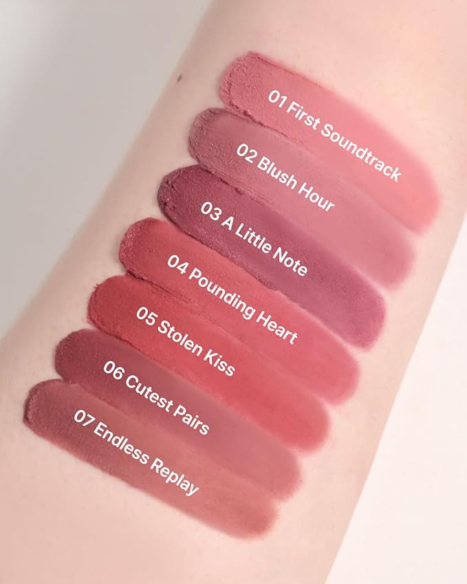 DEARMAY Pure Falling Mood Lip Pot No. 04 Pounding Heart 0.23 Oz. Vegan Lip Stain Lip & Cheek Multi-Use Tint With Hydrating Formula for Smooth Soft Blend Without Dryness or Fine Lines, Korean Makeup