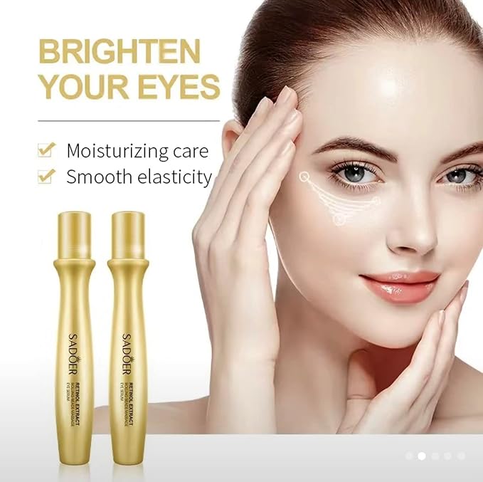Retinol Eye Serum (Rolling Bead Massage)-VivaGrace Women