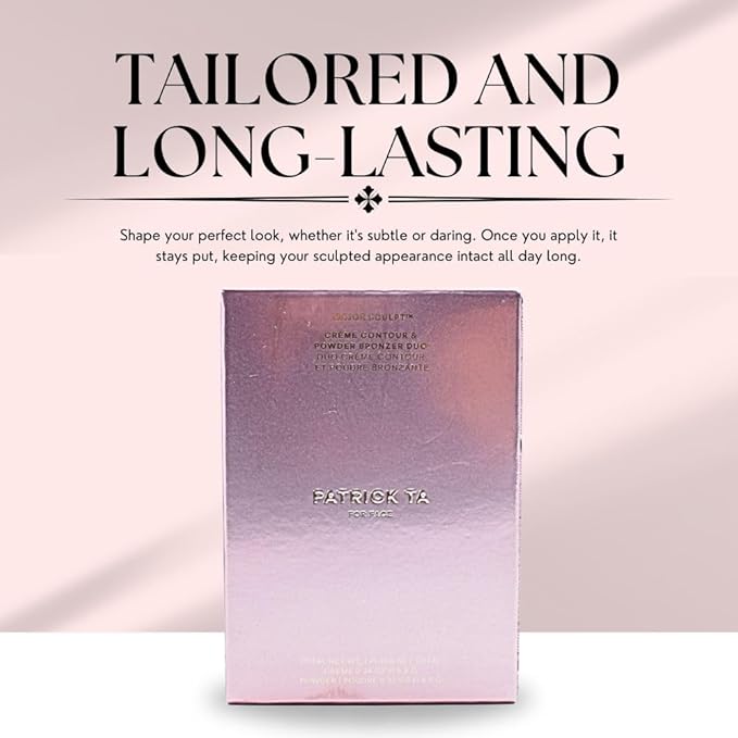 PATRICK TA Major Sculpt Crème Contour & Powder Bronzer Duo She's Statuesque-VivaGrace Women