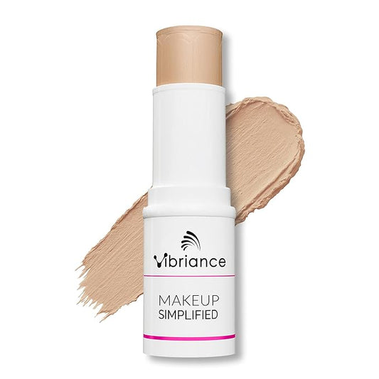 Vibriance Complexion Sticks - Foundation for Mature Skin - Sheer, Buildable Coverage Face Makeup Foundation for Older Women - 3-in-1 Base, Contour, Concealer - Beige-VivaGrace Women