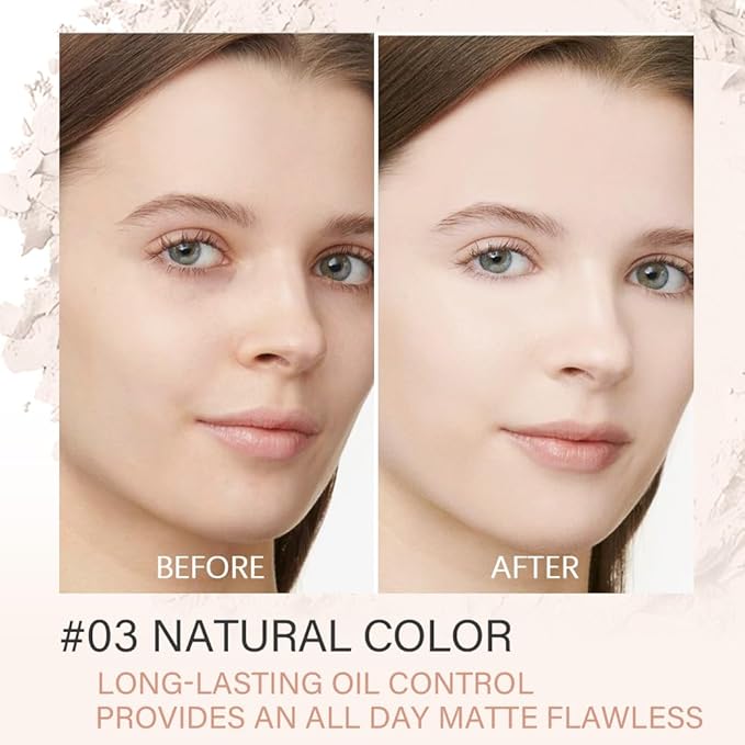 Face Oil Control Pressed Setting Powder-Clarifying Finishing Powder,Waterproof Long Lasting Setting Powder Makeup,Blurs Fine Lines&Imperfections,Translucent Powder Setting Powder with Powder Puff-VivaGrace Women