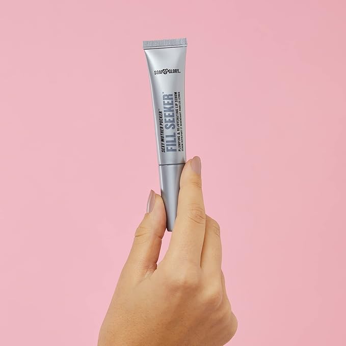 Soap & Glory Sexy Mother Pucker Fill Seeker Lip Plumper Gloss - Plumping Lip Gloss for Smooth & Moisturized Lips - Rejuvenating Lip Serum with Long-Lasting Hydration (0.5 fl oz)-VivaGrace Women