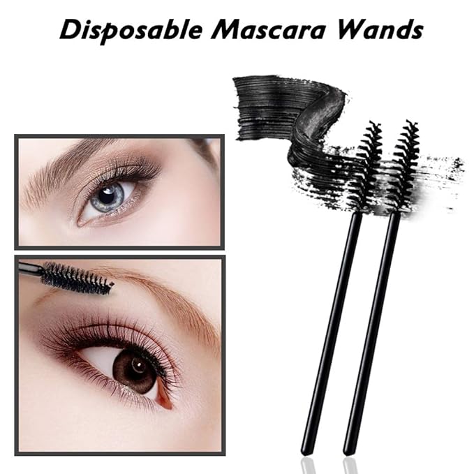 2 Styles Professional Makeup Palette with Spatula and 150 PCS Makeup Brush Kit, SourceTon Cosmetic Palette (5.9”x 3.9”) & Makeup Applicators (Mascara Wands, Lipstick Applicators, Fine Eyeliner Brush)-VivaGrace Women