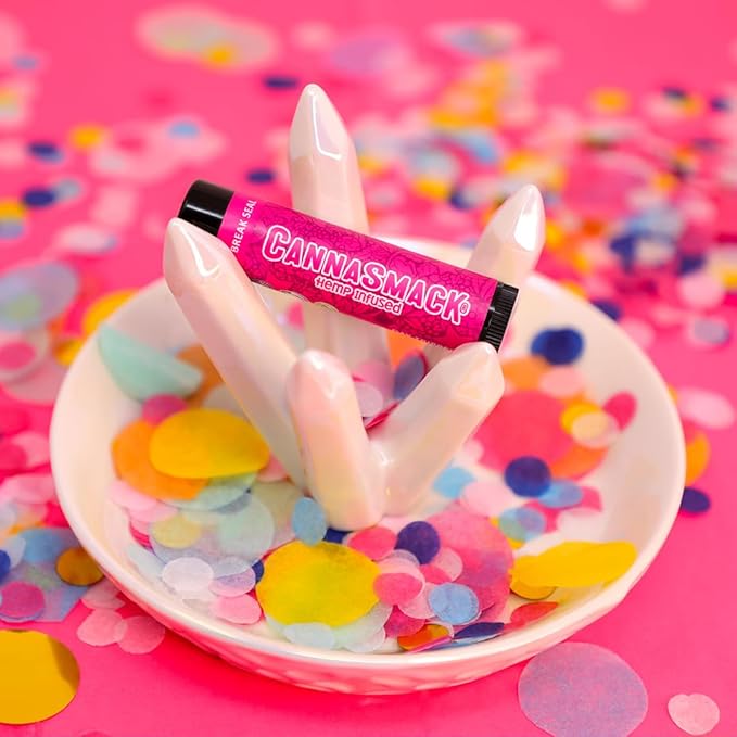 CannaSmack Natural Hemp Lip Balm - Sweet Mint Flavor - Besswax and Natural Botanical Extracs - Cooling & Moisturizing-VivaGrace Women