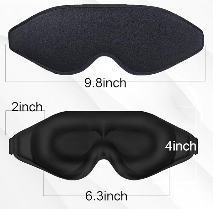 Eye Mask for Lash Extensions, Sleep Mask for Lash Extensions, Zero Eye Pressure 3D Contoured Lash Extension Sleep Mask-VivaGrace Women