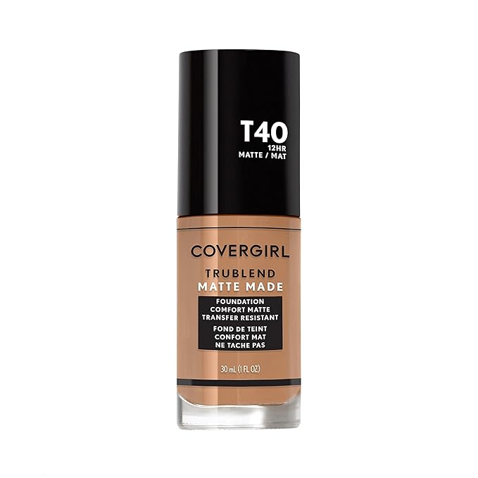 COVERGIRL TruBlend Matte Made Liquid Foundation, Sun Beige-VivaGrace Women