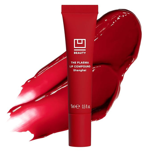 U Beauty The PLASMA Tinted Lip Compound - Anti-Aging & Anti-Wrinkle Lip Gloss, Hyaluronic Acid, Shea Butter & Peptides for Hydration & Plumping, Shanghai - 15 mL-VivaGrace Women