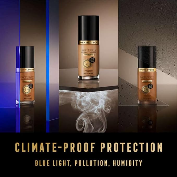 Max Factor Facefinity All Day Flawless 3 In 1 Foundation SPF 20, No. 40 Light Ivory-VivaGrace Women